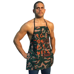 Delantal de Cocina Camo Fitness (Verde)