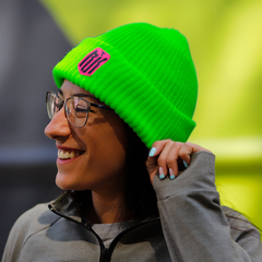 Gorro Beanie Tejido RK (Verde Fluo)