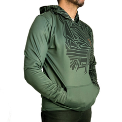 Buzo Hoodie Wevenit Geoline (Verde)