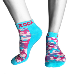 Soquete RK02 Mujer Camo (Fuccia/Celeste)