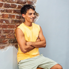 Sudadera Tank Logo Reflective (Amarilla)