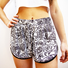 Short Pijama Fem Monstruos - comprar online