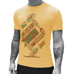 Remera Barbell Cycling (Amarilla)