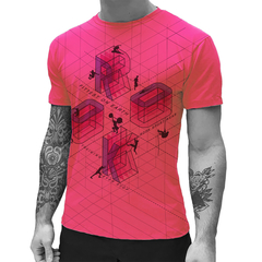 Remera Estructura (Fucsia)