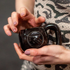 Taza/Mate Kettlebell 250cc. (Negra) - comprar online