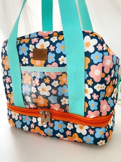 Bag Mary Flor azul