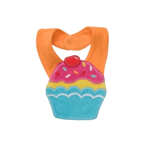 Babero triple capa - Cupcake