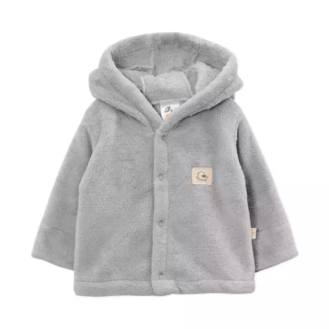 Campera con capucha y orejitas - Gris - comprar online