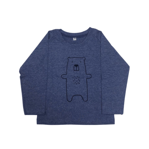 Remera manga larga - Oso