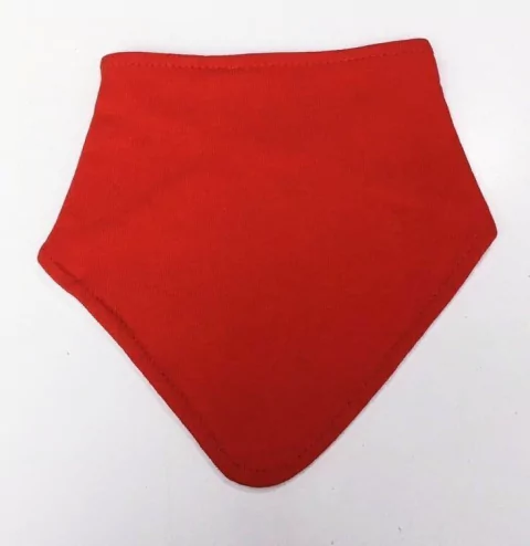 Babero bandana rojo