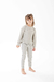 Set de camiseta básica de morley de manga larga + babucha de morley con puño. 