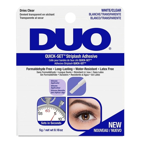 DUO Pegamento para pestañas postizas WHITE CLEAR QUICK