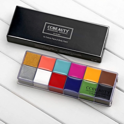 CC Beauty Paleta 12 Colors Face & Body Paint - comprar online