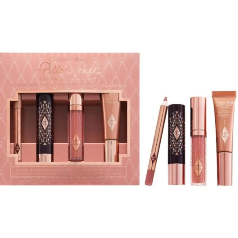 Charlotte Tilbury Pillow Talk Iconic Lip and Cheek Secrets Set - Tono Medium