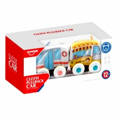 Autos De Tela Infantil Con Sistema Pullback X2 en internet