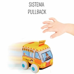 Autos De Tela Infantil Con Sistema Pullback X2 - TIOVIVO S.A.