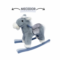 Caballo Mecedor Con Sonido Gris - TIOVIVO S.A.