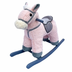 Caballo Mecedor Con Sonido Rosa