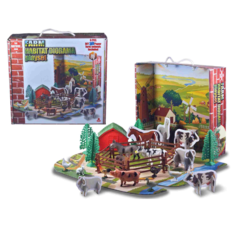 Diorama Habitat Animales De La Granja Diy - comprar online