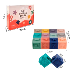 12 Cubos De Goma Didacticos en internet