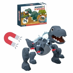 Juego Dinosaurio Magnetico Con Escenografia Para Armar Diy