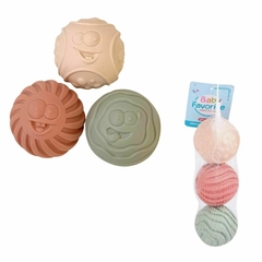 Pelotas De Goma Color Pastel X 3 Unidades en internet