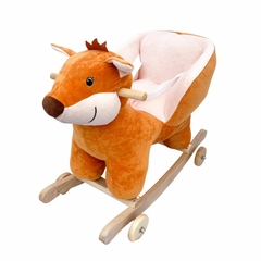 Mecedor Con Ruedas Respaldo Cinturon Y Sonido Zorrito