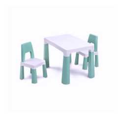 Juego De Mesa + 2 Sillas (VERDE AQUA) en internet