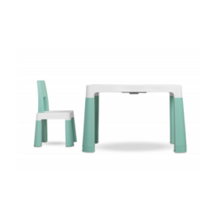 Juego De Mesa + 2 Sillas (VERDE AQUA) - tienda online