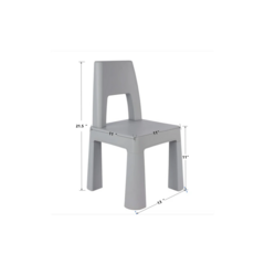 Silla Infantil Nordica Gris Claro