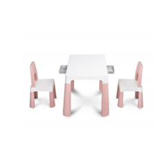 Juego De Mesa + 2 Sillas (ROSA PASTEL) - tienda online