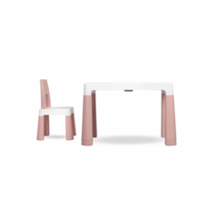 Imagen de Juego De Mesa + 2 Sillas (ROSA PASTEL)
