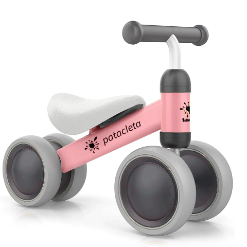 Patacleta Rosa (12 Meses) - con manubrio Negro - comprar online