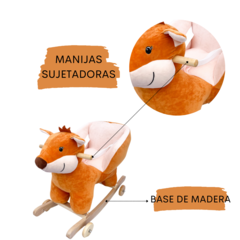 Imagen de Mecedor Con Ruedas Respaldo Cinturon Y Sonido Zorrito