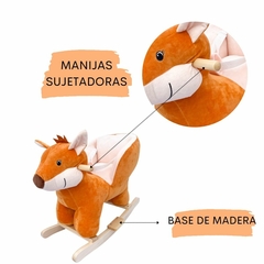 Mecedor Con Respaldo Cinturon Y Sonido Zorrito