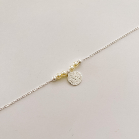 Pulseira São Bento com pérolas