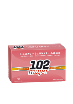 102 MUJER VITAMINAS Y MINERALES X 30 CÁPSULAS