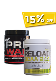 COMBO PRE ENTRENO + RECUPERADOR (PRE WAR + RELOAD)