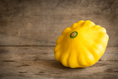 Abobrinha Scallop Amarela - Pattypan
