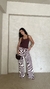 CALÇA LISTRADA PLUM BORDÔ - comprar online