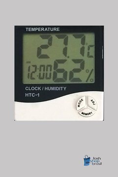 Higrômetro - Medidor de umidade e temperatura. - LASH SHOP BRASIL MARINA COTA 