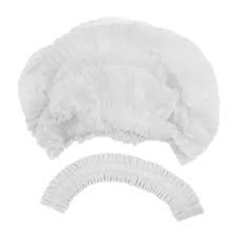 Touca Descartável Sanfonada BRANCA 100un TNT SOFT ANADONA