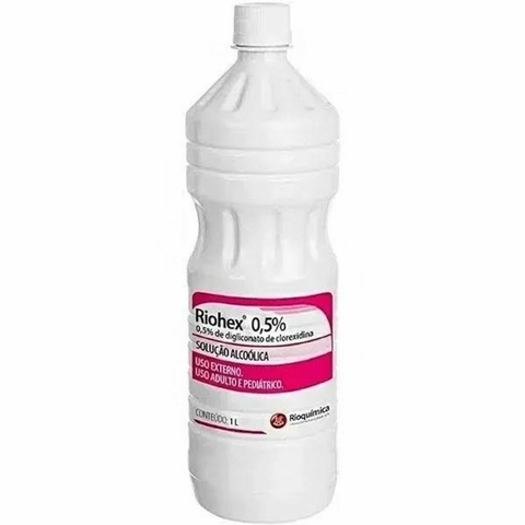 Digliconato de Clorexidina 0,5% Solução Alcoólica RIOQUÍMICA (1000ml)