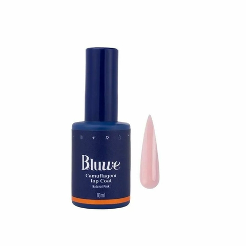 Top Coat Camuflagem Natural Pink 10ml - Bluwe