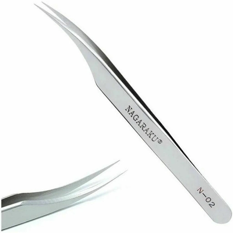 Pinça Nagaraku Extensão De Cílios Curvada - Golfinho N-02