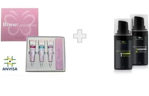 Kit Brow Lu Boscarato + Complex 3D Passo 1 e 2 Lash And Beauty - comprar online