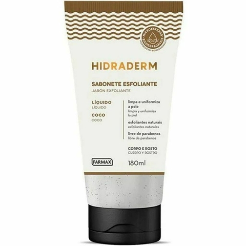 Sabonete Esfoliante Liquido Coco Hidraderm