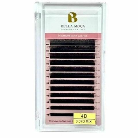 Cílios Bella moça - 6Dw 0.07- D - 8 a14mix