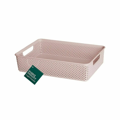 Cesto organizador light rose