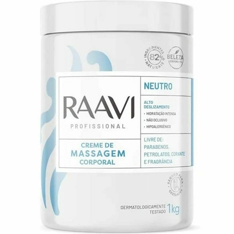 CREME DE MASSAGEM NEUTRO 1KG - RAAVI
